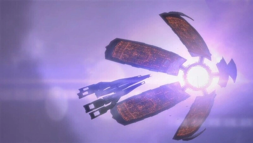 [Mass Effect] На скриншоте: Прилёт на Цитадель.