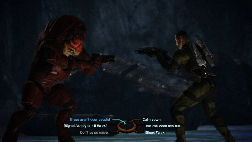 [Mass Effect] На скриншоте: Конфликт с Рексом на Вермайре.