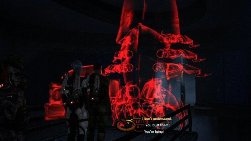 [Mass Effect] На скриншоте: Диалог в Властелином на Вермайре.
