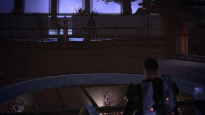 [Mass Effect] На скриншоте: Шепард снова встречает Совет.