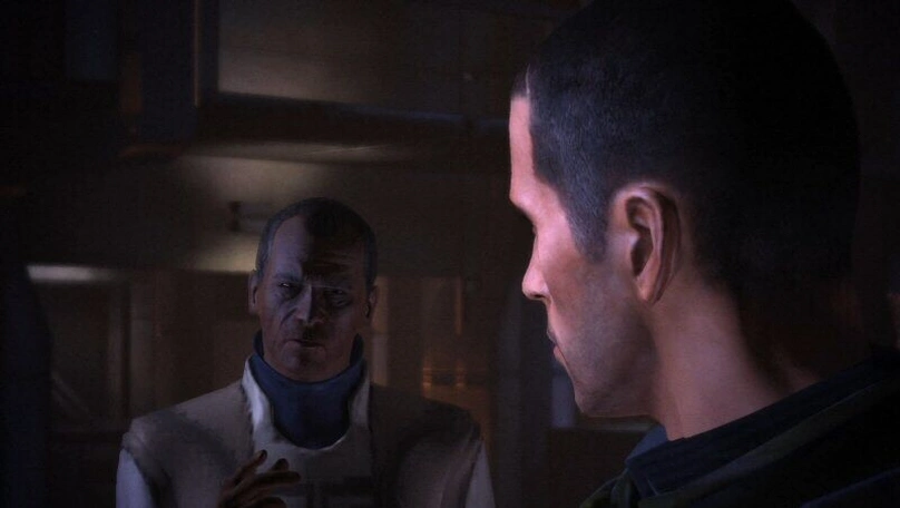 [Mass Effect] На скриншоте: Шепард и Удина.
