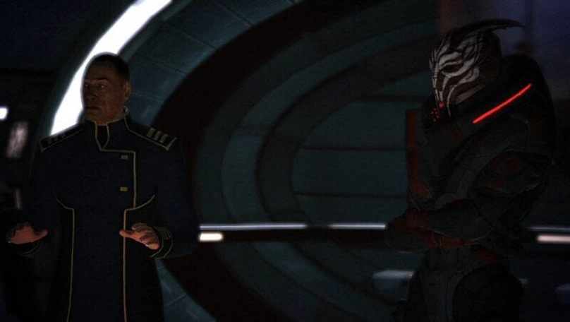 [Mass Effect] На скриншоте: Найлус и Андерсон.