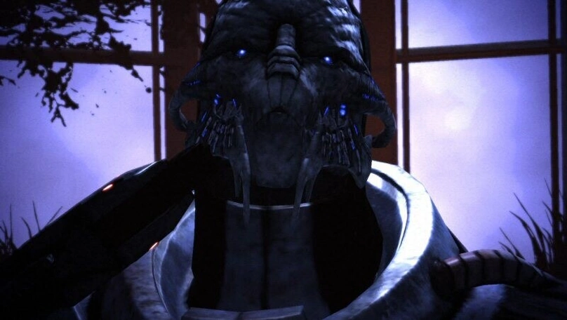 [Mass Effect] На скриншоте: Самоубийство Сарена.