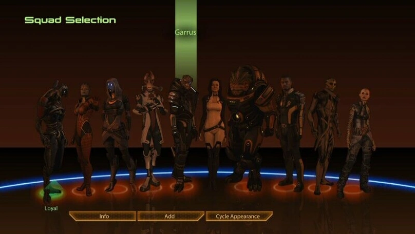 [Mass Effect 2] На скриншоте: Команда в сборе.