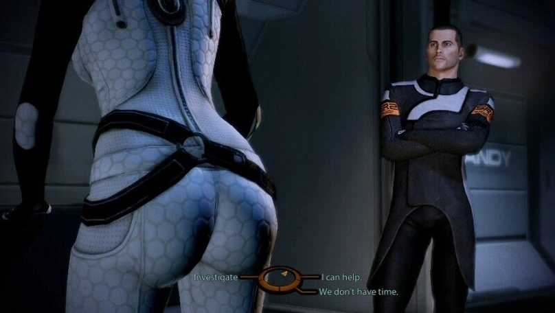 [Mass Effect 2] На скриншоте: Миранда — тот самый ракурс.