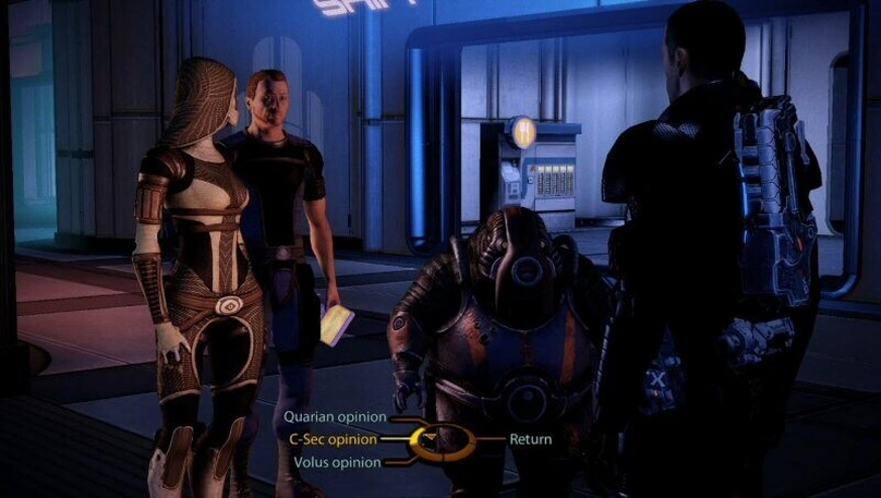 [Mass Effect 2] На скриншоте: Кварианка на Цитадели.