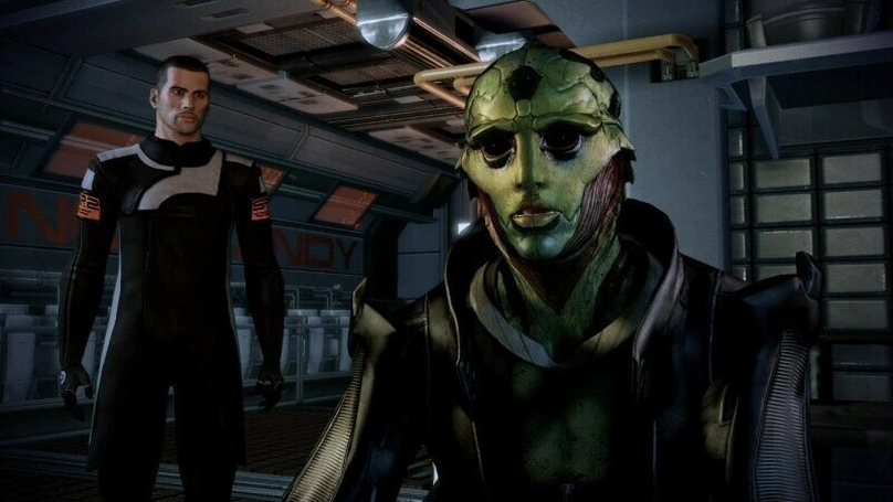 [Mass Effect 2] На скриншоте: Тейн на Нормандии.