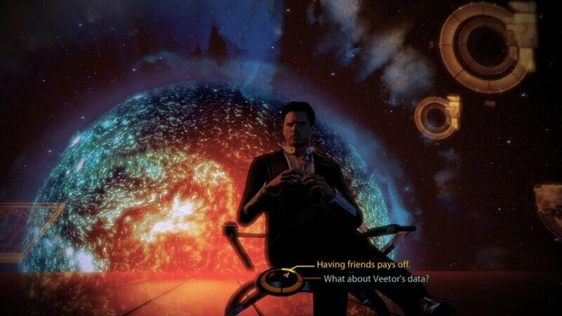 [Mass Effect 2] На скриншоте: Диалог с Призраком.