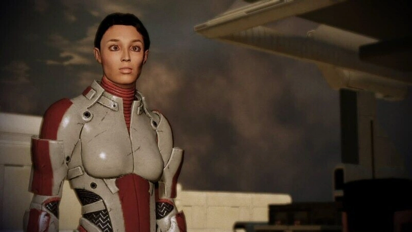 [Mass Effect 2] На скриншоте: Эшли на Горизонте.
