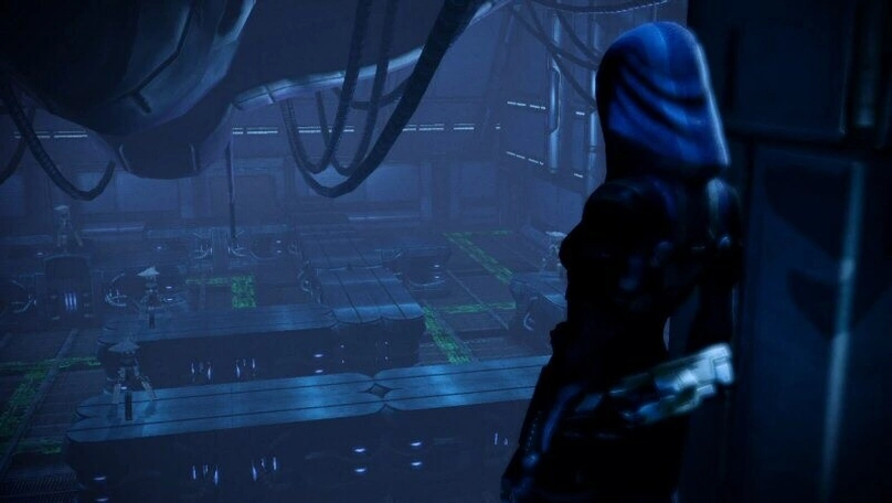 [Mass Effect 2] На скриншоте: Тали на базе гетов.