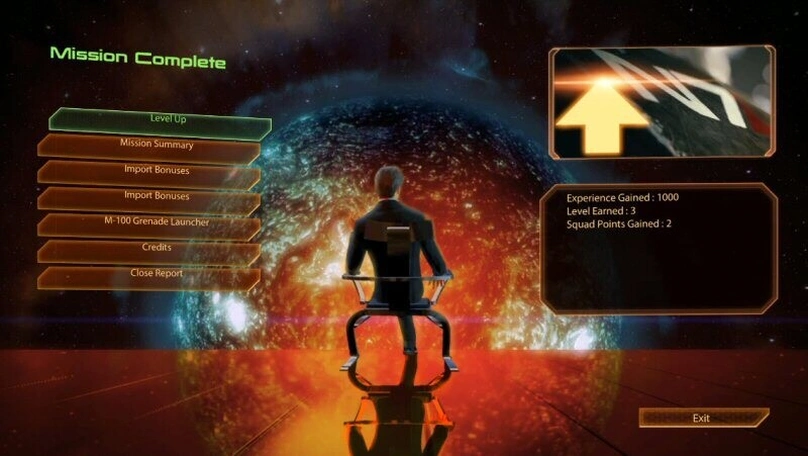 [Mass Effect 2] На скриншоте: Итоги миссии.