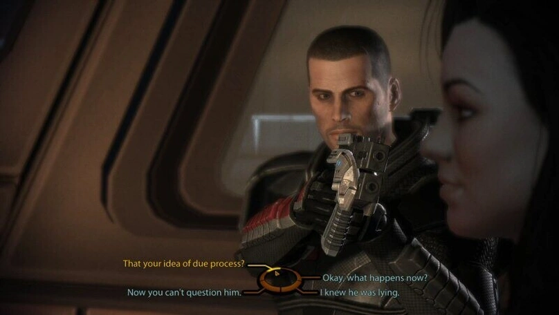 [Mass Effect 2] На скриншоте: Встреча с Мирандой.