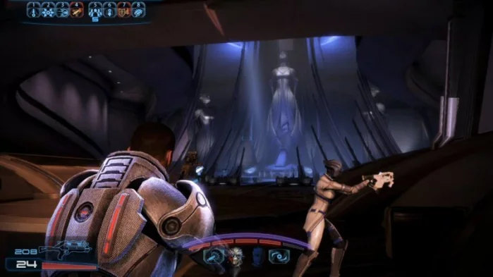 [Mass Effect 3] На скриншоте: Шепард и Лиара.