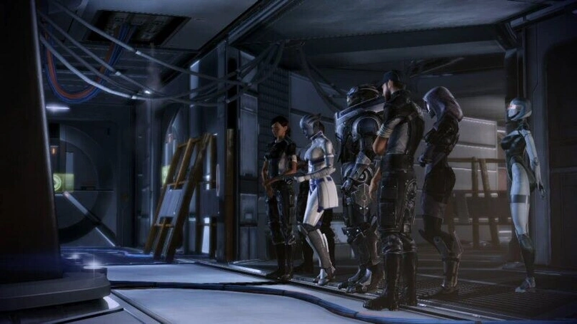 [Mass Effect 3] На скриншоте: Панихида по Шепарду.