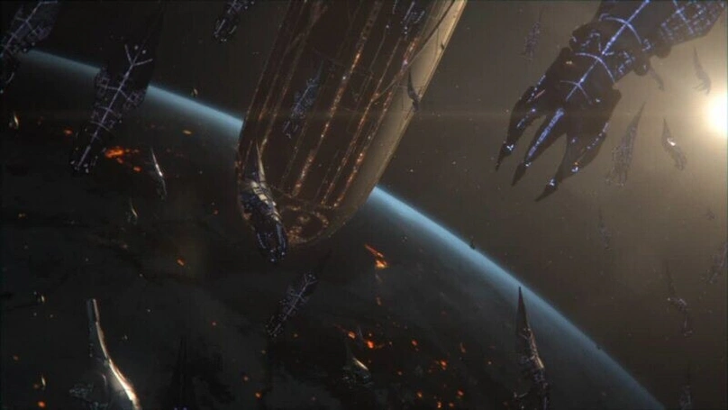 [Mass Effect 3] На скриншоте: Цитадель на орбите Земли.