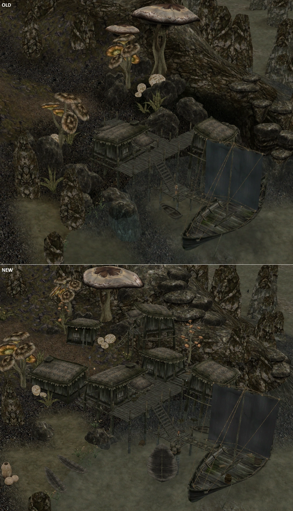 [Morrowind Rebirth] Изменённые доки в Тель Браноре.