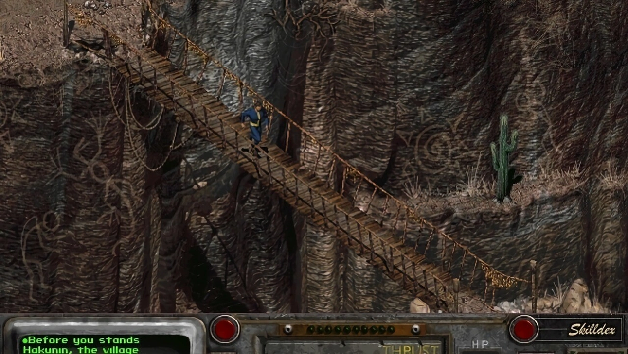 Мост из Арройо в Fallout 2.