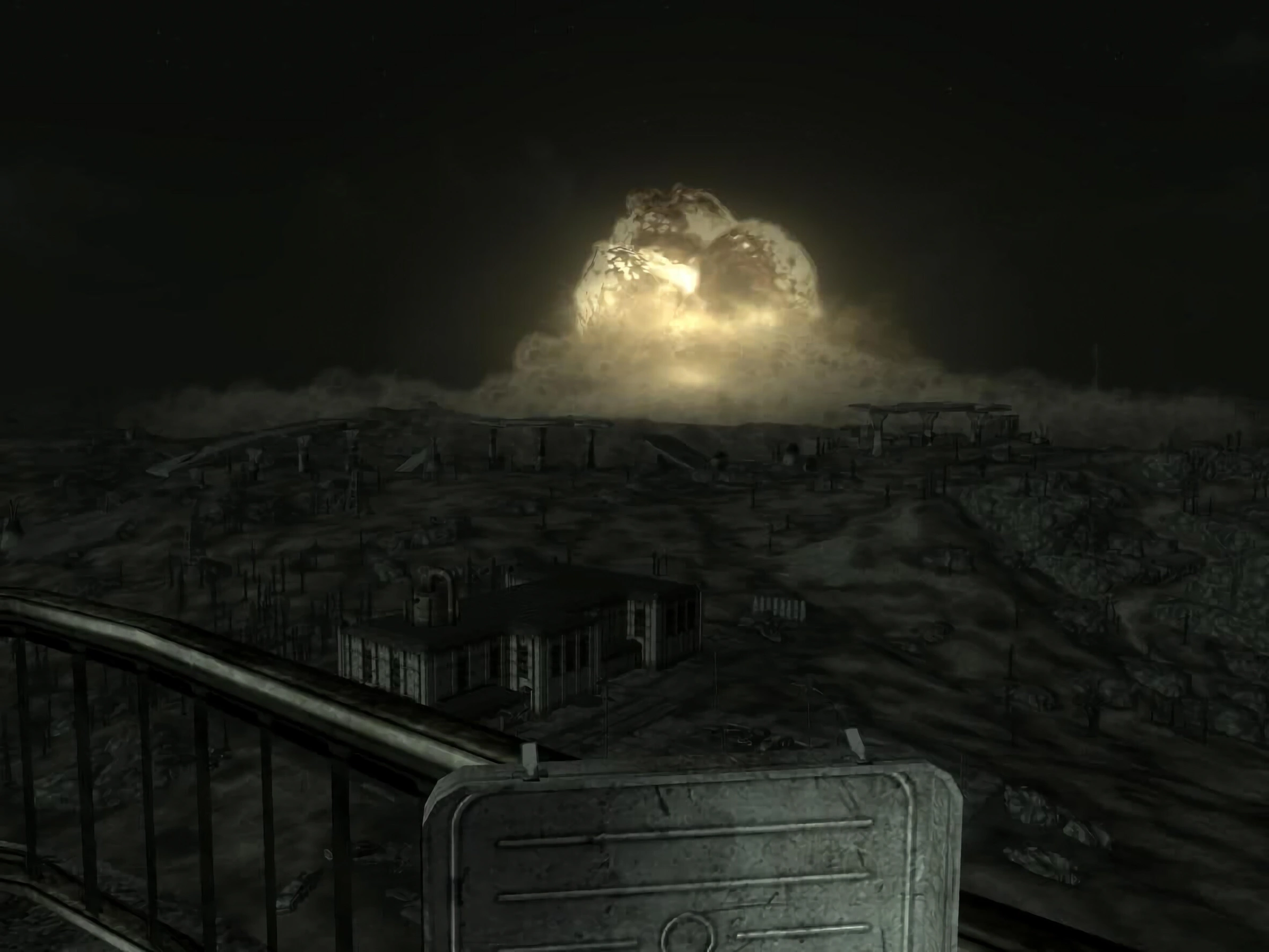 Взрыв Мегатонны в Fallout 3.