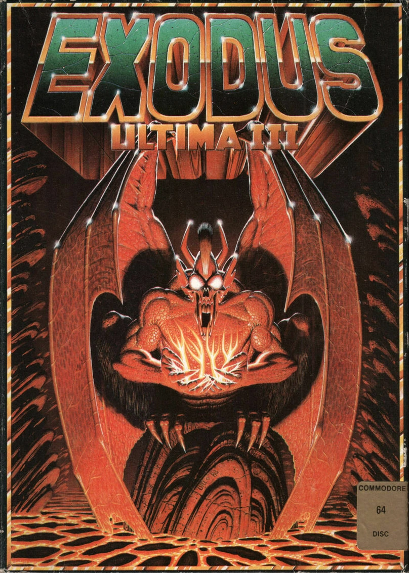 Обложка Ultima III: Exodus.
