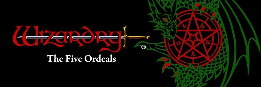 [Wizardry: The Five Ordeals] Логотип.