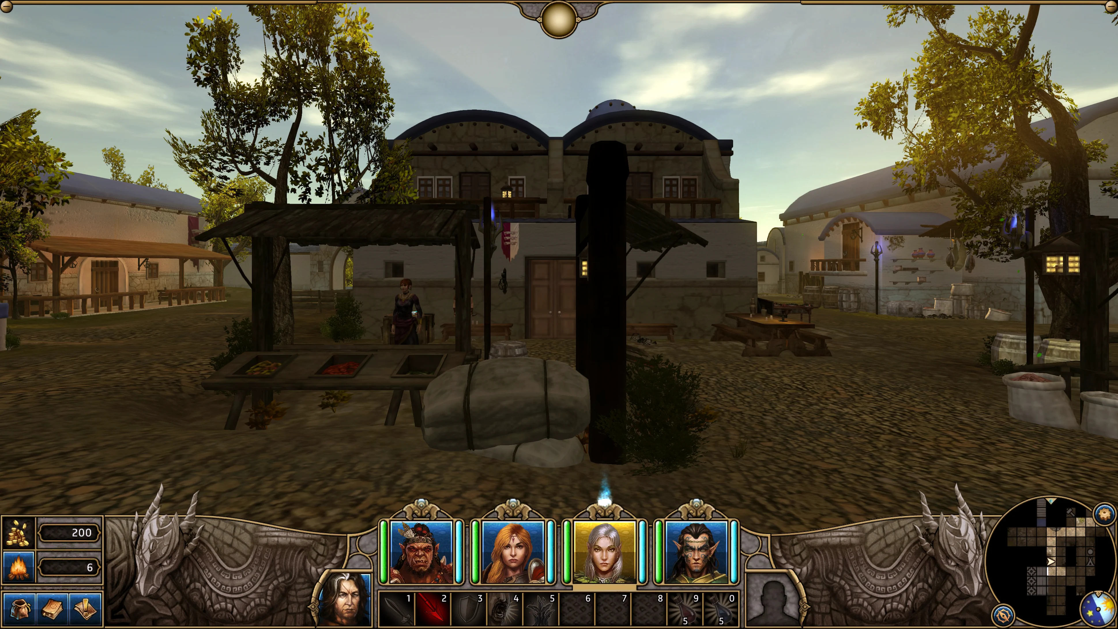 Скриншот Might & Magic X: Legacy в 4K.