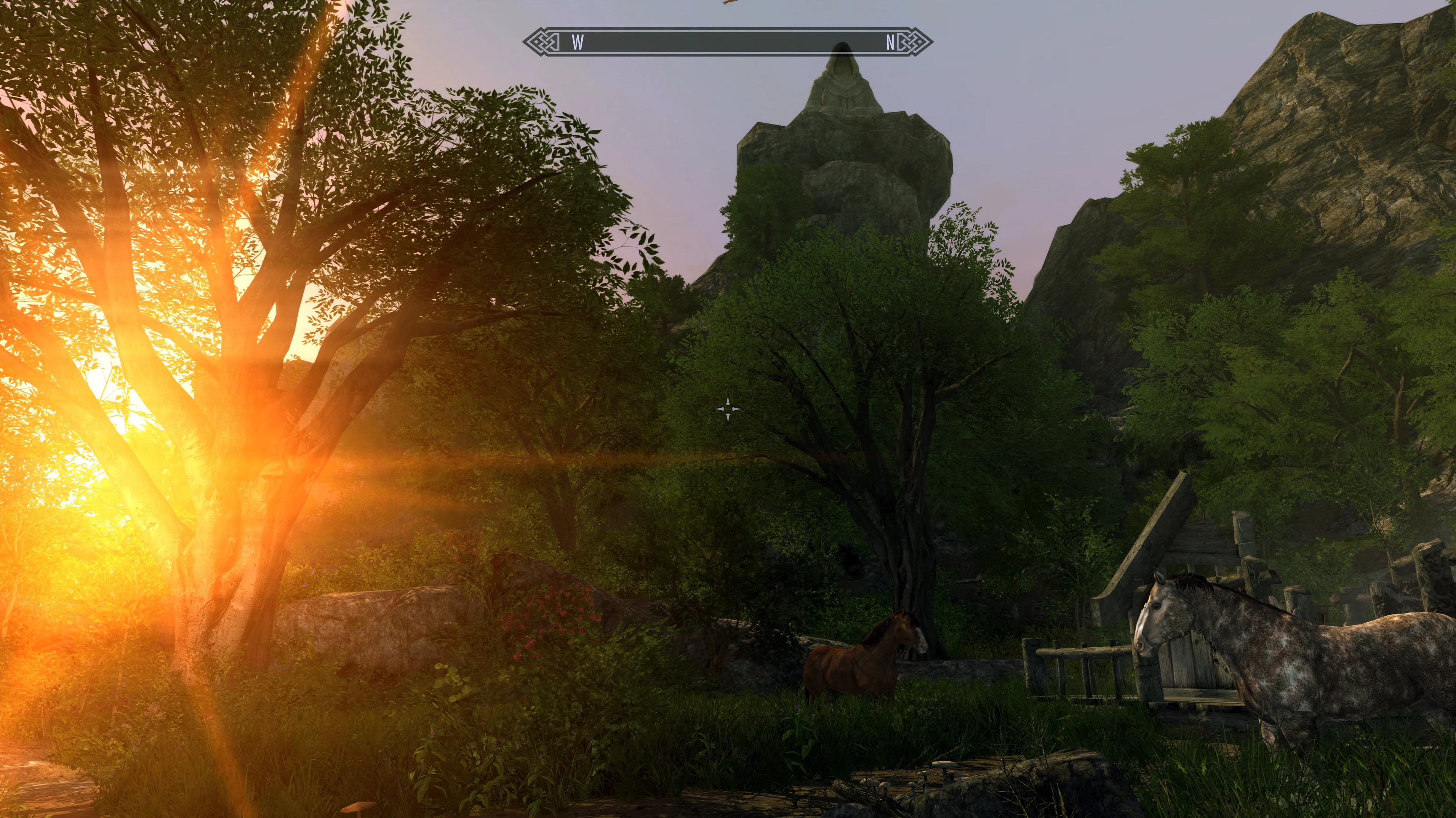 Скриншот The Elder Scrolls V: Skyrim в 4K.