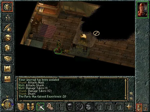 Скриншот Baldur’s Gate.