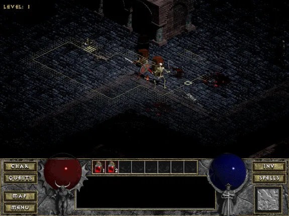 Скриншот Diablo.