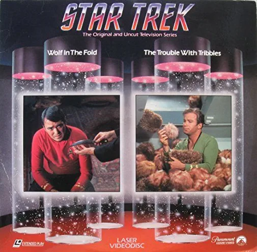 Обложка оригинального сериала Star Trek на LaserDisc.