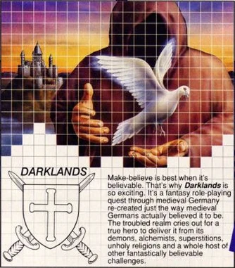 Реклама Darklands появилась в мартовском номере Computer Gaming World за 1991 год.