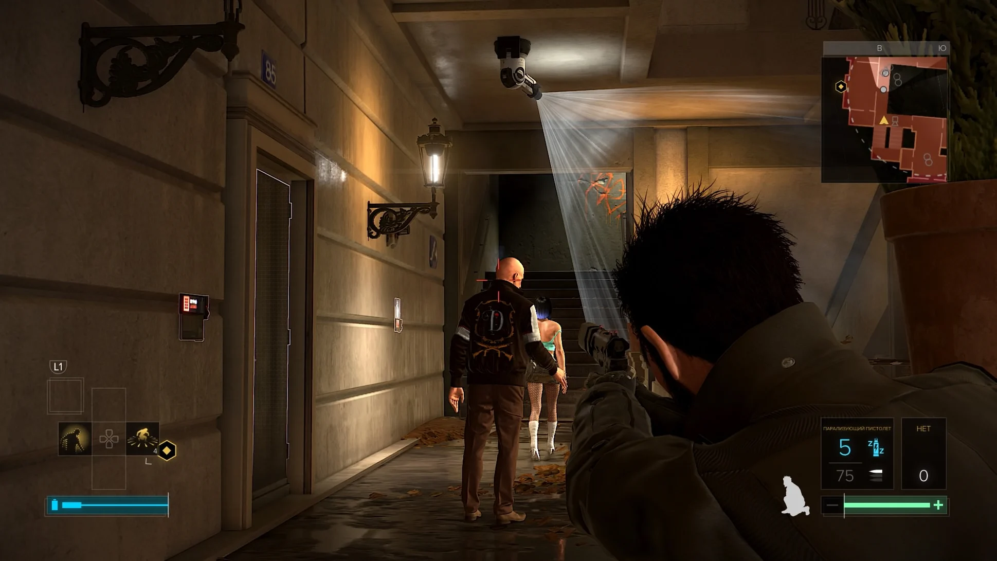 [Deus Ex: Mankind Divided] На скриншоте: Скрытное убийство.