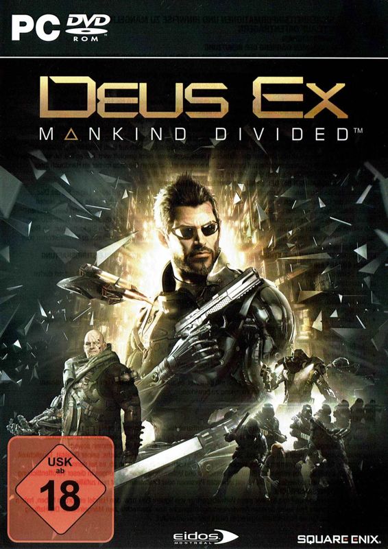 Обложка Deus Ex: Mankind Divided.