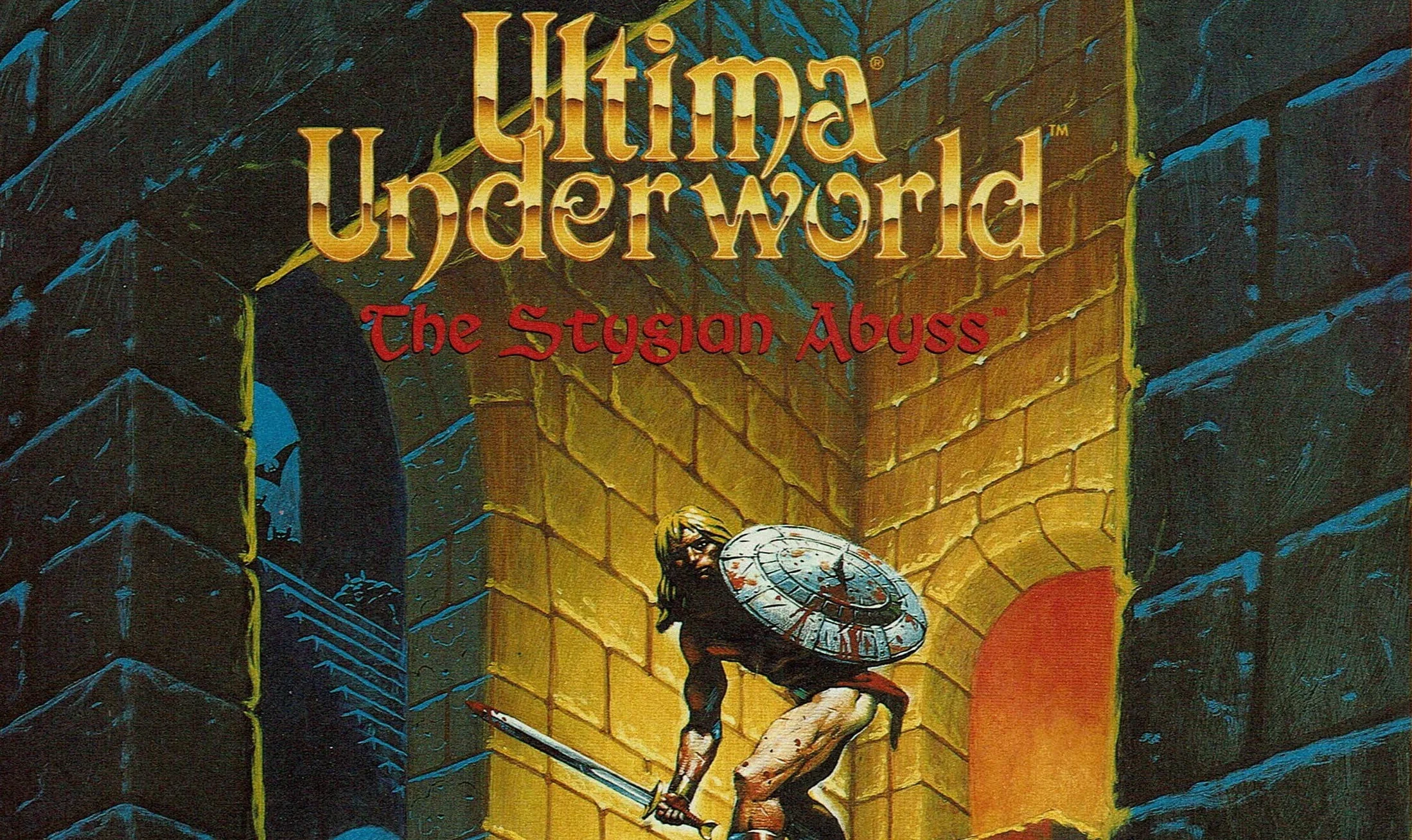 Обложка Ultima Underworld.