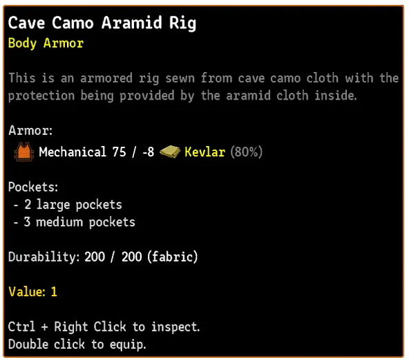[Underrail: Infusion] На скриншоте: Cave Camo Aramid Rig.