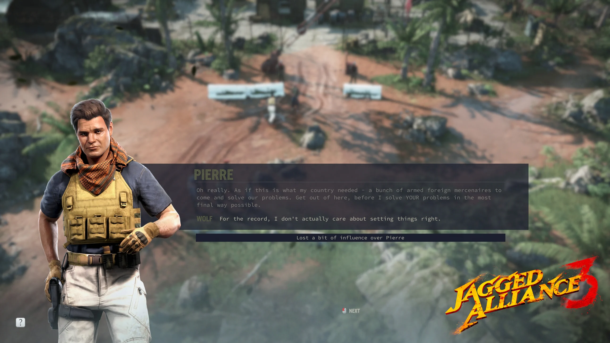 Скриншот Jagged Alliance 3: Пьер.