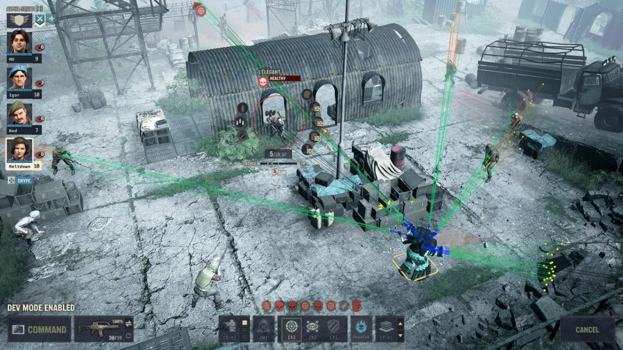 [Jagged Alliance 3] На скриншоте: Пробивание пуль.