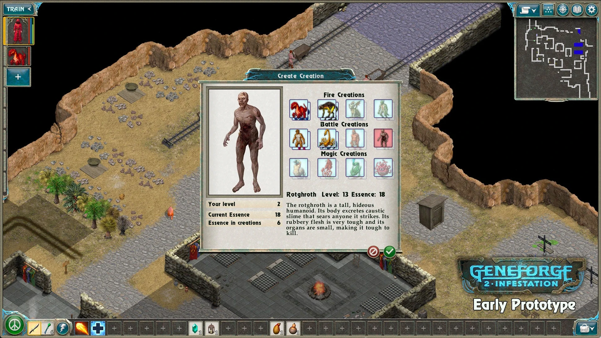 Скриншот Geneforge 2 — Infestation: Создание монстра.