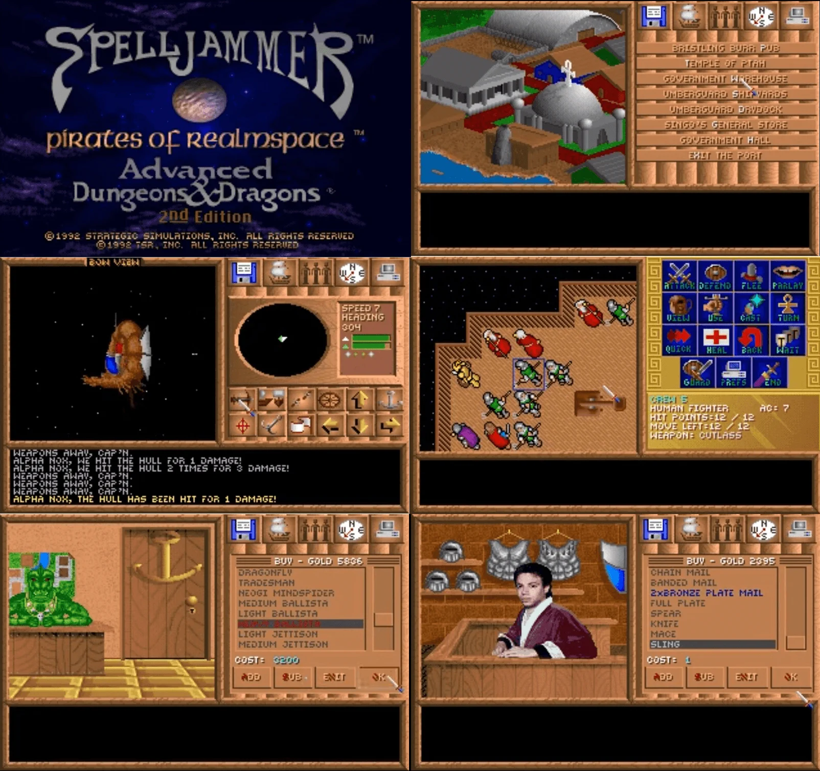 Скриншоты Spelljammer: Pirates of Realmspace.