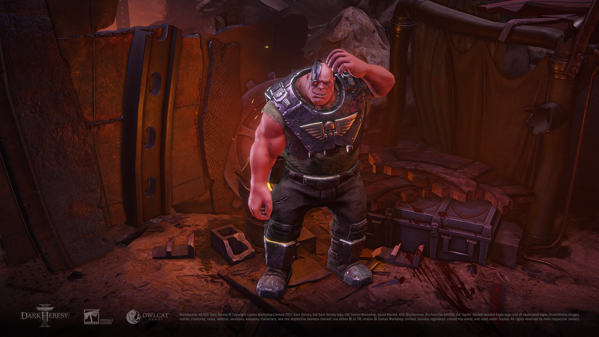 Огрин Когг и круутка Ра'акти — спутники в пошаговой ролевой игре Warhammer 40,000: Dark Heresy от Owlcat Games