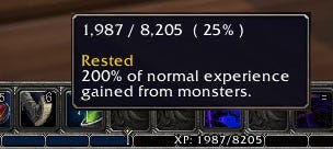 Отдых в World of Warcraft.