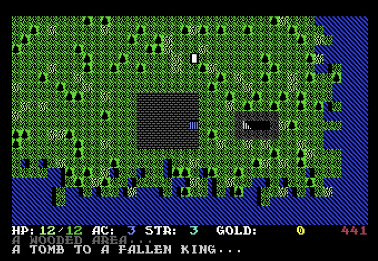 Вышел графический «рогалик» Broken Crown для Commodore 64