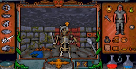 Скриншот Ultima Underworld.