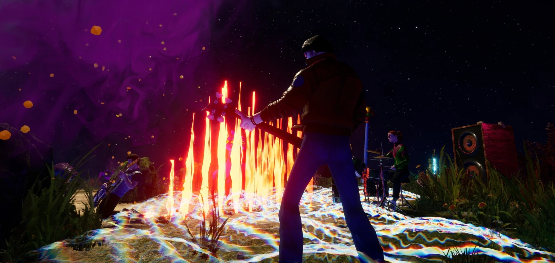 Рокеры на тропе войны в музыкальной пошаговой ролевой игре Sonic Terror Рокеры на тропе войны в музыкальной пошаговой ролевой игре Sonic Terror