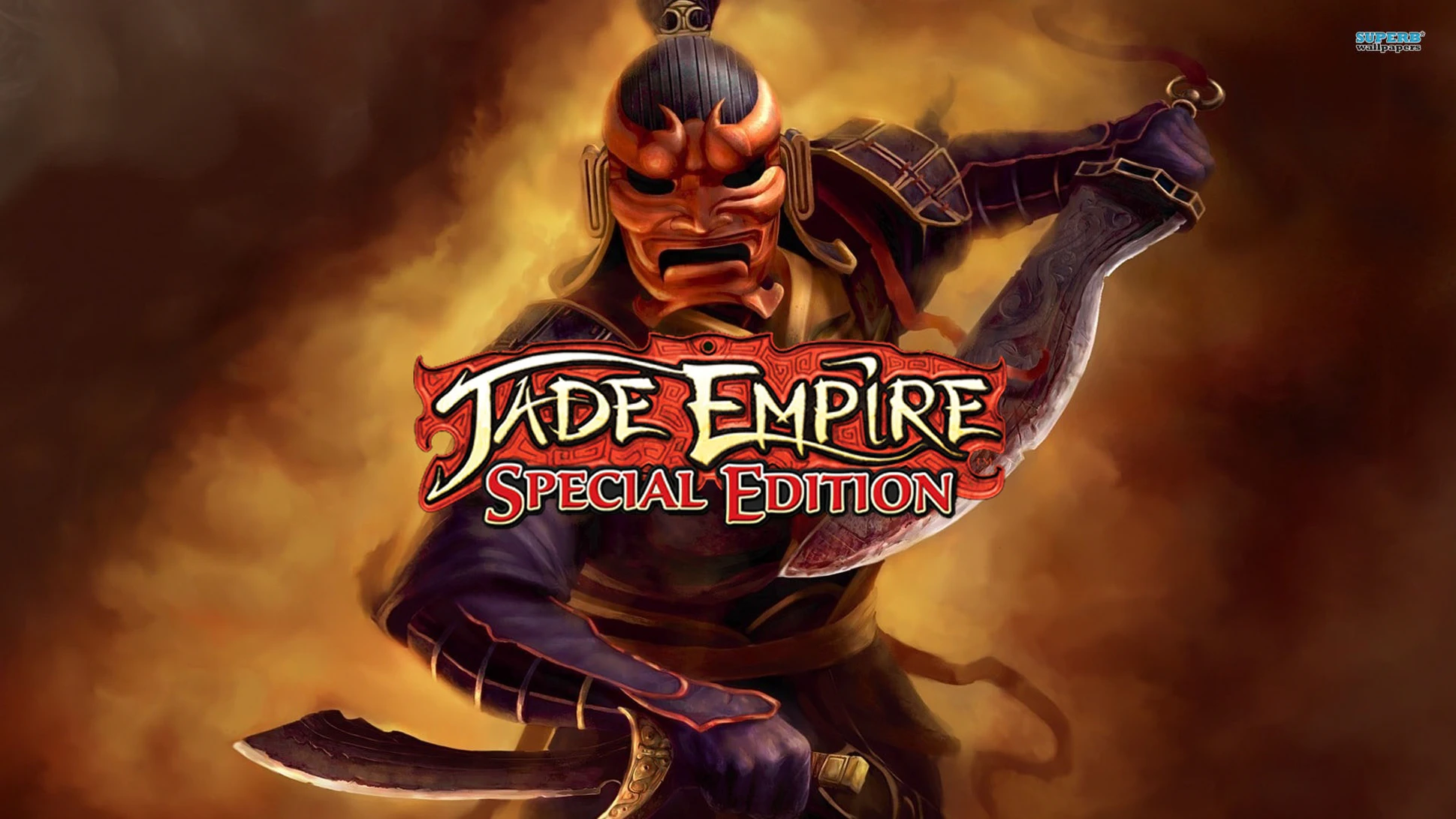 Скриншоты Jade Empire в 4480x1080 key art.